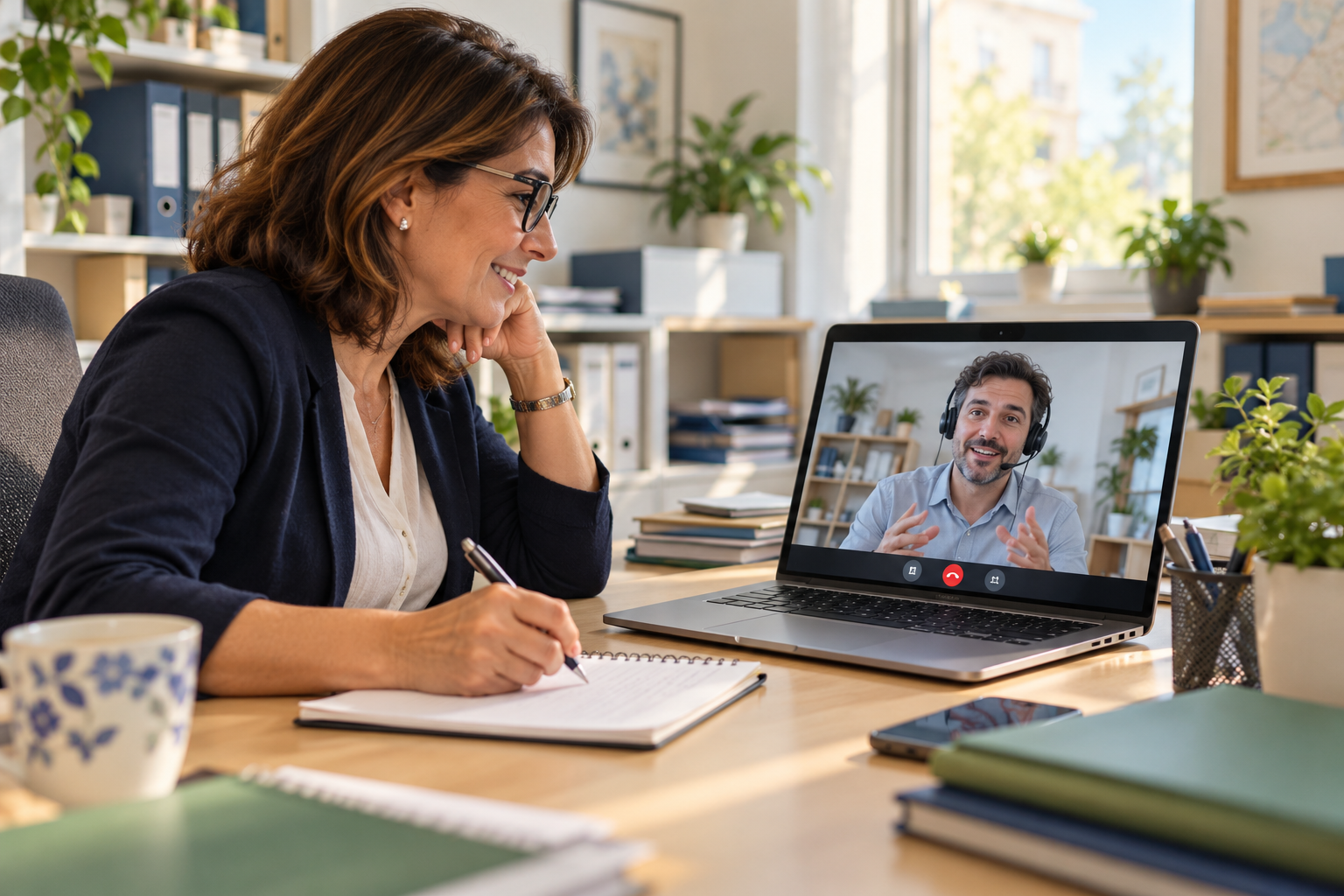Immagine generata con IA: formazione iniziale a distanza sul semplice utilizzo della piattaforma